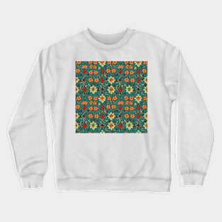 Hawaiian Floral Elegance Crewneck Sweatshirt